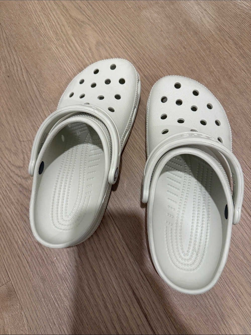 White Comfort Clog Shoes